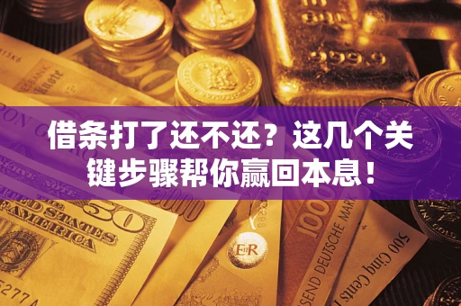 北京借条打了还不还？这几个关键步骤帮你赢回本息！