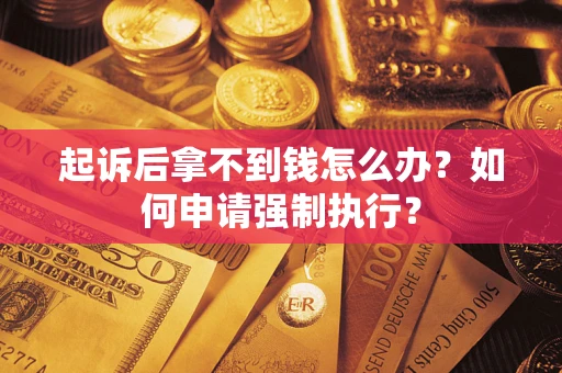 北京起诉后拿不到钱怎么办？如何申请强制执行？