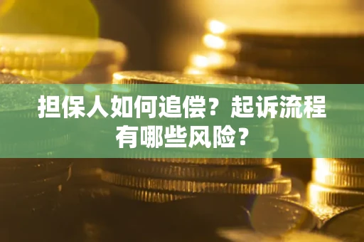 北京担保人如何追偿？起诉流程有哪些风险？