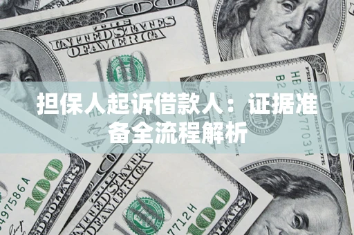 北京担保人起诉借款人：证据准备全流程解析