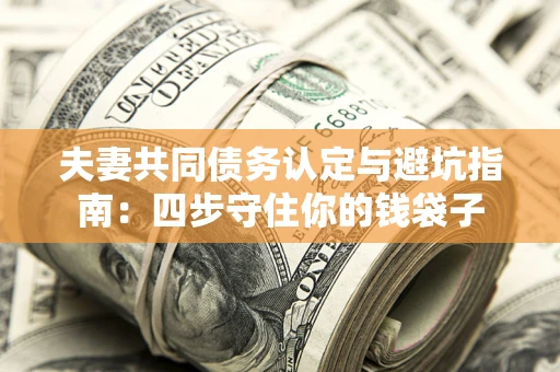 北京夫妻共同债务认定与避坑指南：四步守住你的钱袋子