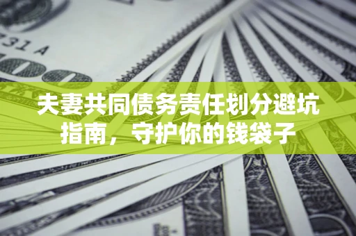 北京夫妻共同债务责任划分避坑指南，守护你的钱袋子