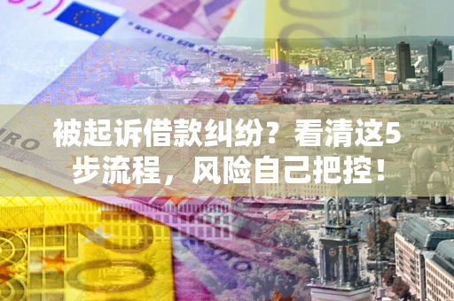 北京被起诉借款纠纷？看清这5步流程，风险自己把控！
