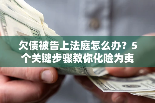 北京欠债被告上法庭怎么办？5个关键步骤教你化险为夷